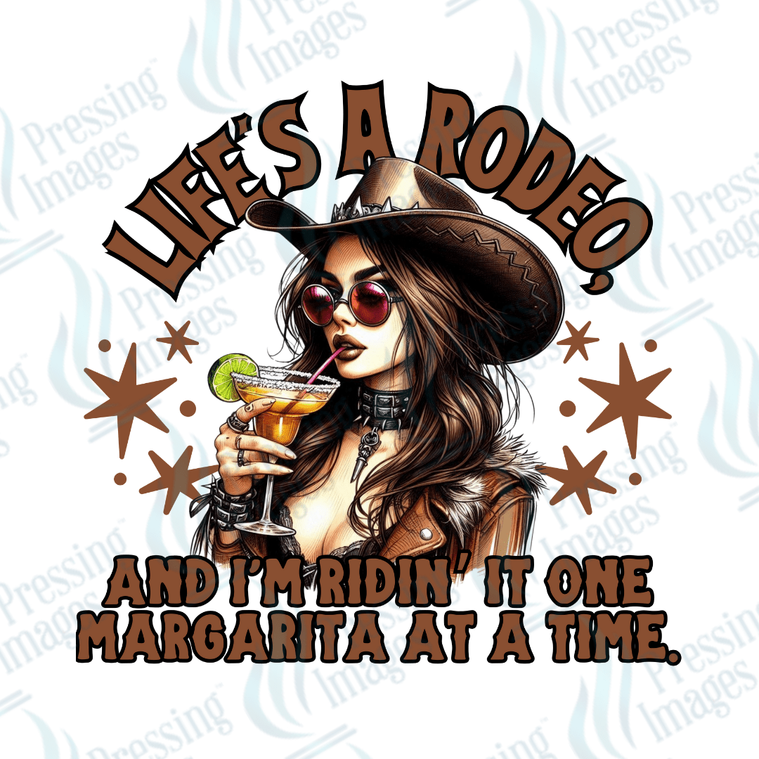 DTF 6071 Life's A Rodeo - Pressing Images