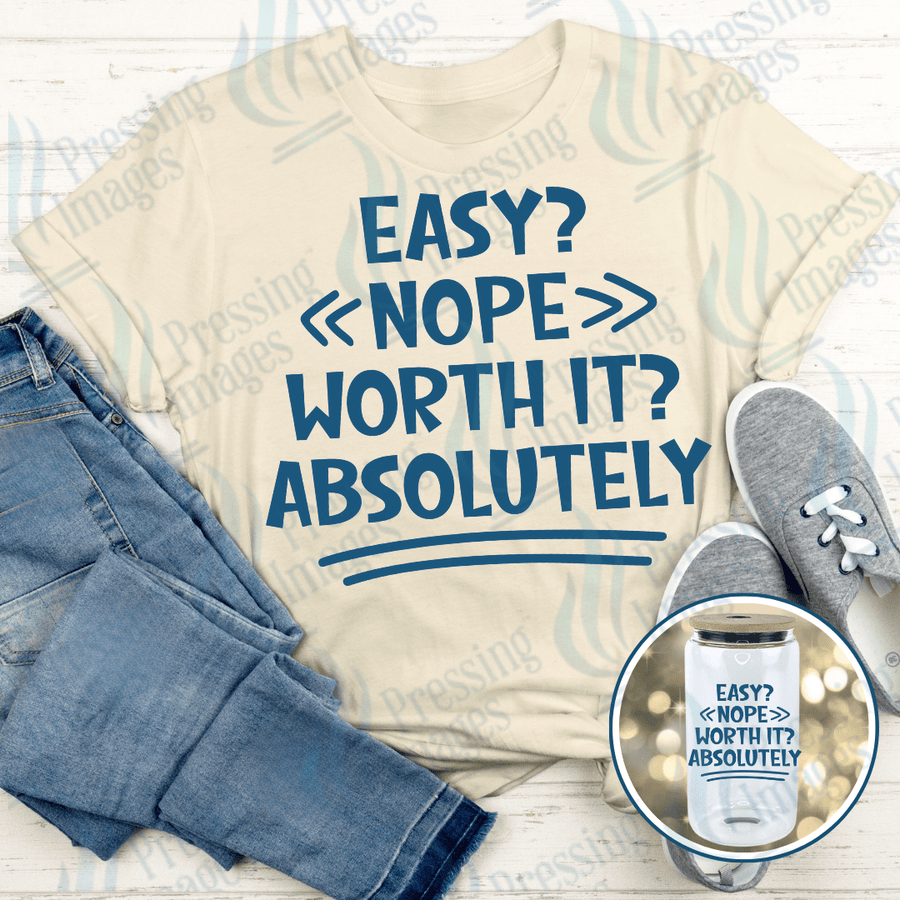 DTF 6078 Easy Nope - Pressing Images