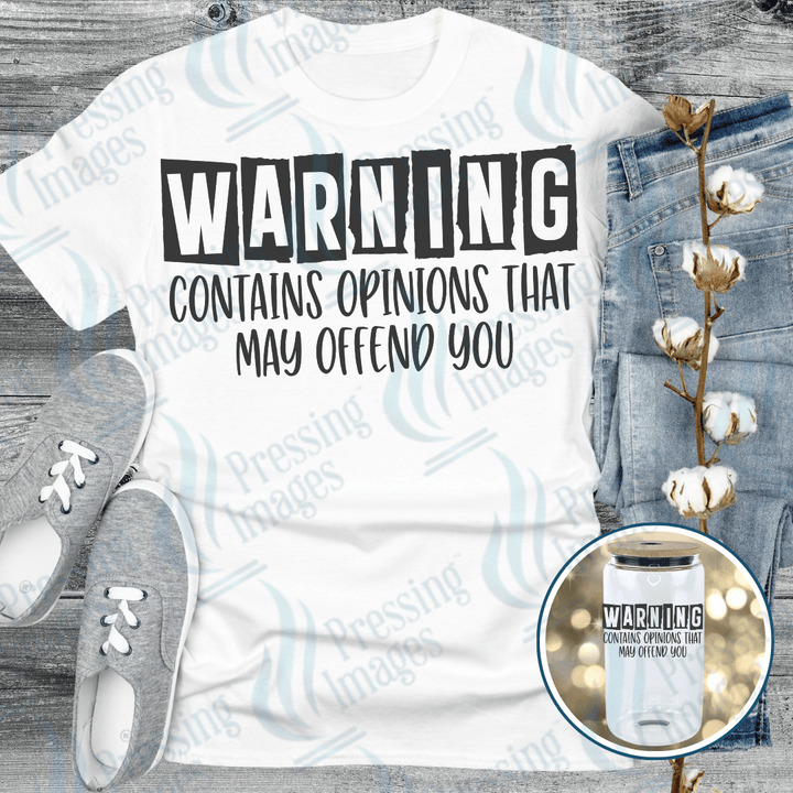 DTF 6084 Warning - Pressing Images