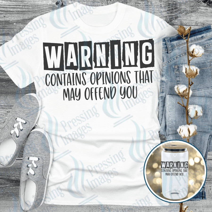 DTF 6084 Warning - Pressing Images