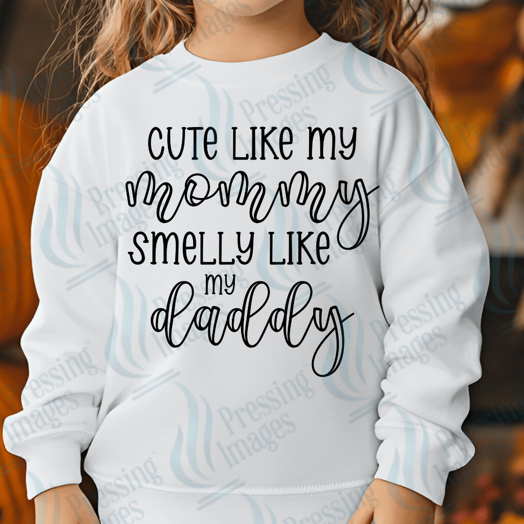 DTF 6085 Cute Like My - Pressing Images