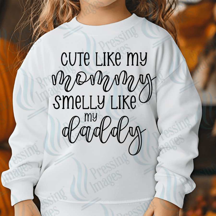 DTF 6085 Cute Like My - Pressing Images