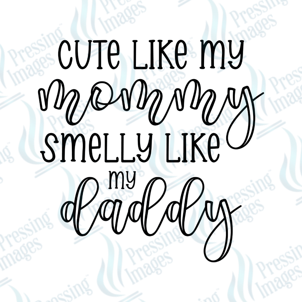 DTF 6085 Cute Like My - Pressing Images