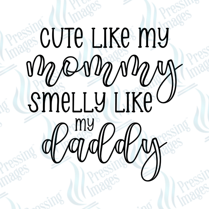 DTF 6085 Cute Like My - Pressing Images
