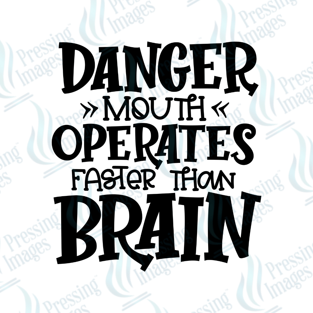 DTF 6086 Danger Mouth - Pressing Images