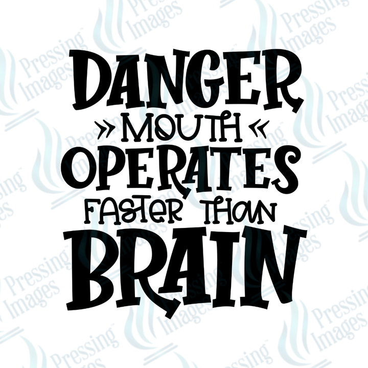 DTF 6086 Danger Mouth - Pressing Images