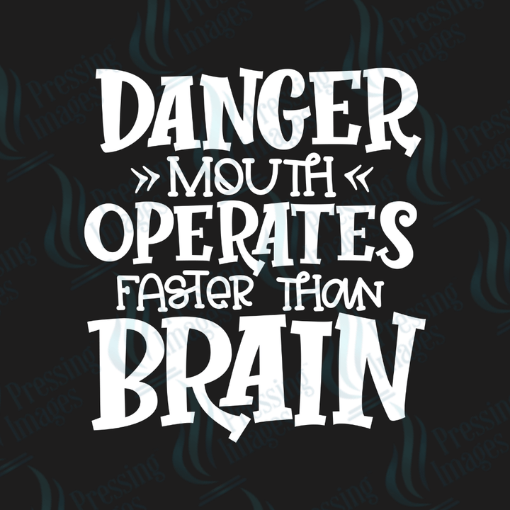 DTF 6086 Danger Mouth - Pressing Images