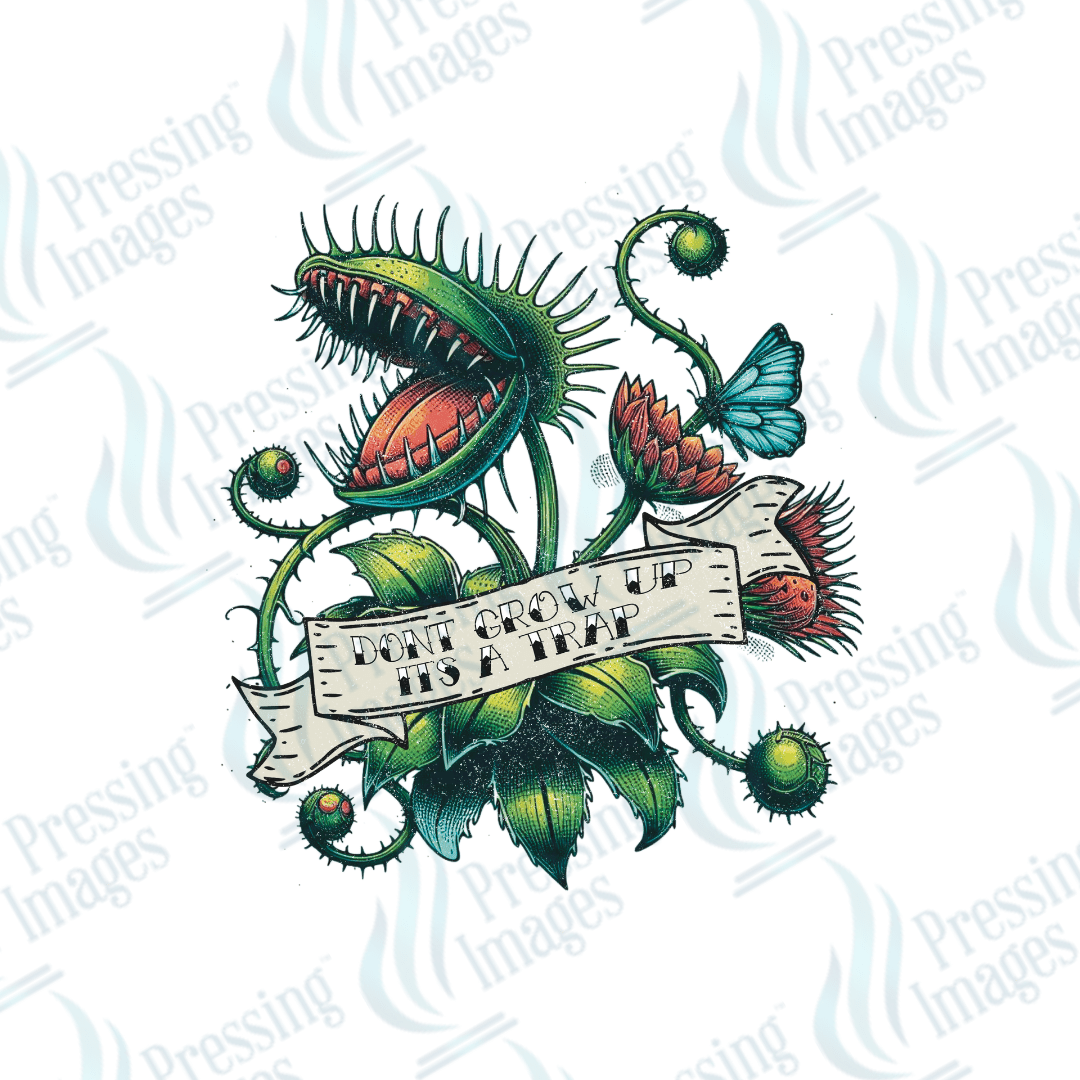 DTF 6095 Don't Grow Up - Pressing Images