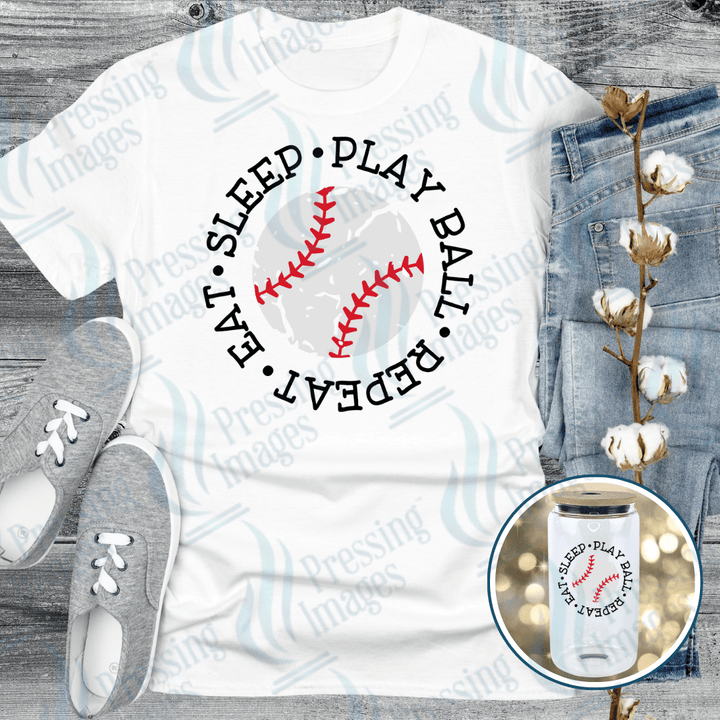 DTF 6113 Eat Sleep Play - Pressing Images