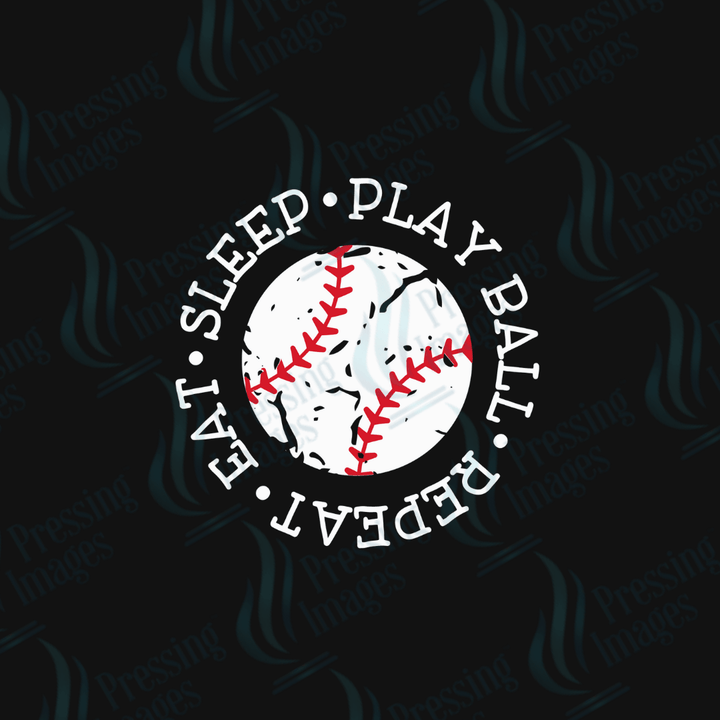 DTF 6113 Eat Sleep Play - Pressing Images