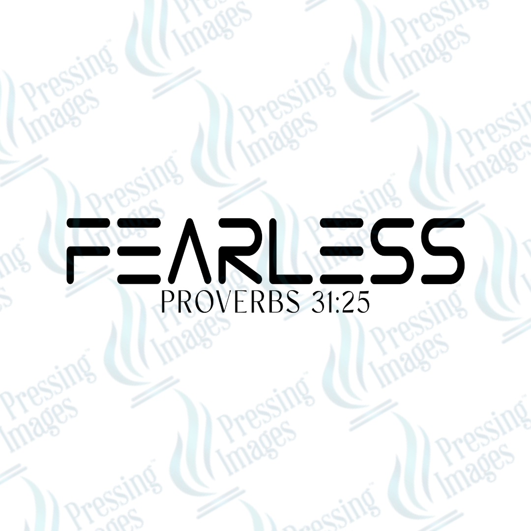 DTF 6117 Fearless - Pressing Images