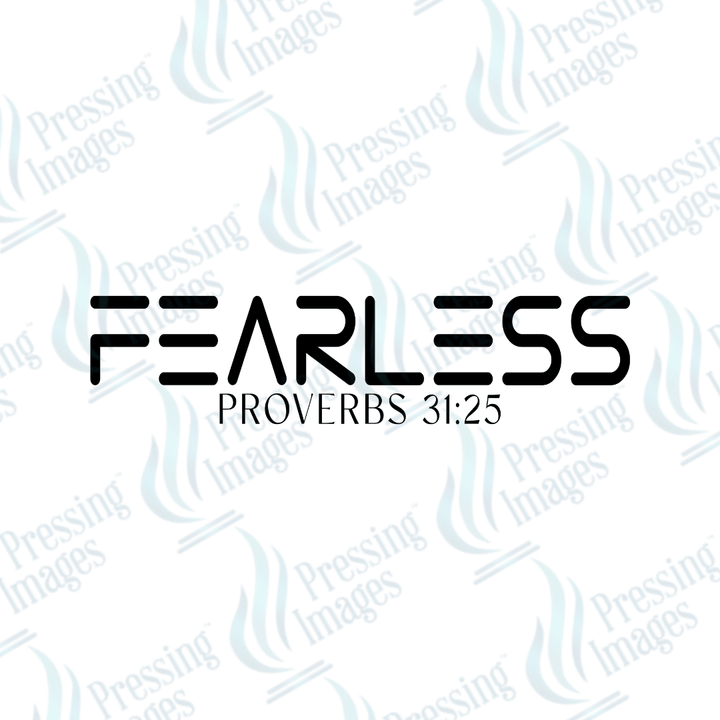 DTF 6117 Fearless - Pressing Images