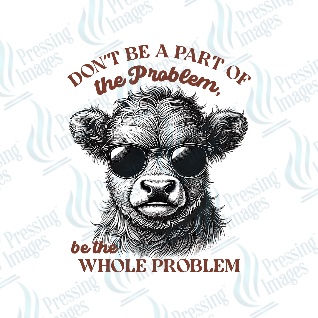 DTF 6147 Don't Be A Part Of The Problem - Pressing Images