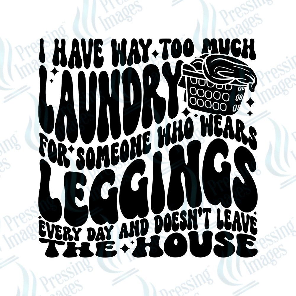 DTF 6160 I Have Way Too Much Laundry - Pressing Images