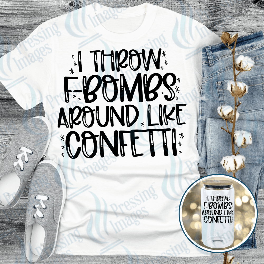 DTF 6162 I Throw F Bombs - Pressing Images