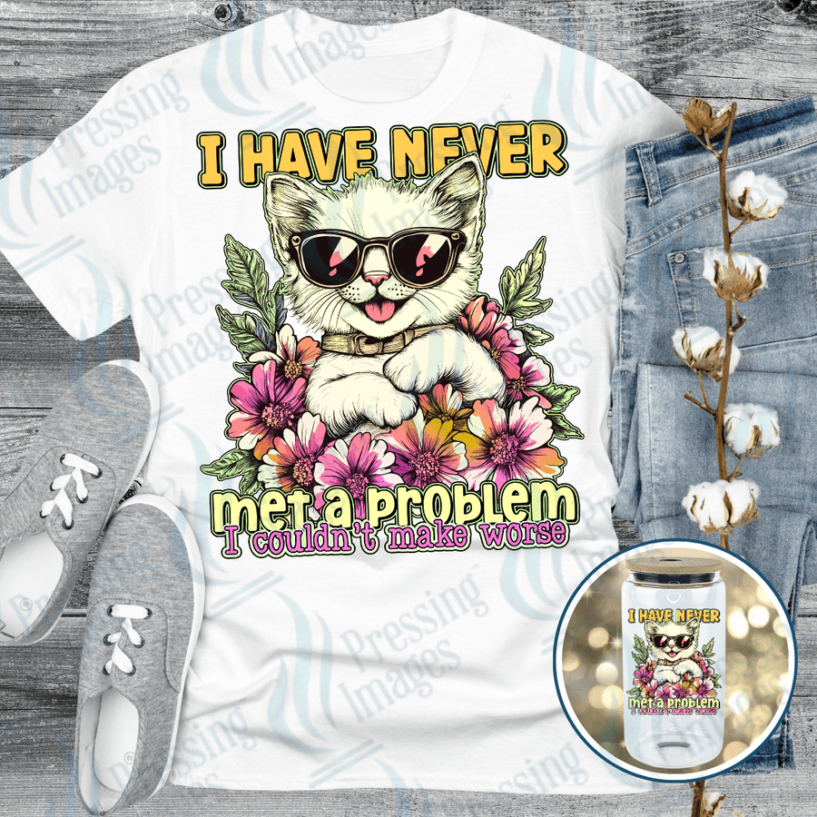 DTF 6169 I Have Never Met A Problem I Couldn't Make Worse - Pressing Images