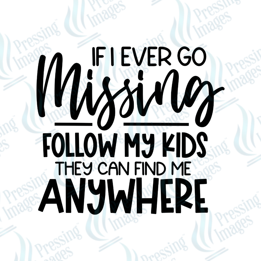 DTF 6177 If I Ever Go Missing - Pressing Images