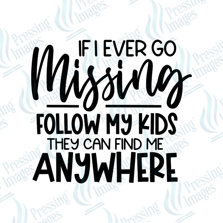 DTF 6177 If I Ever Go Missing - Pressing Images