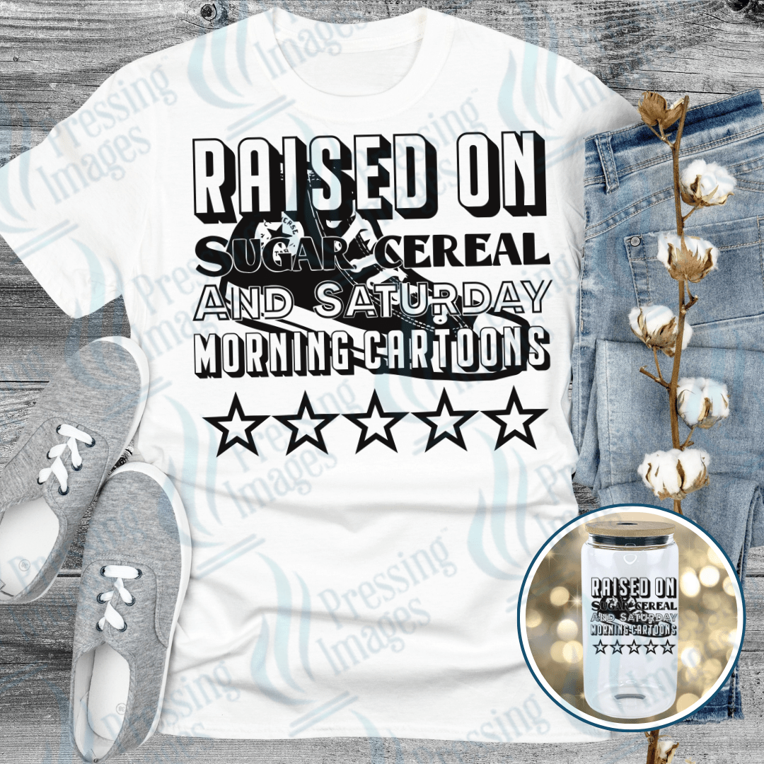 DTF 6319 Raised On Sugar Cereal — Pressing Images Canada