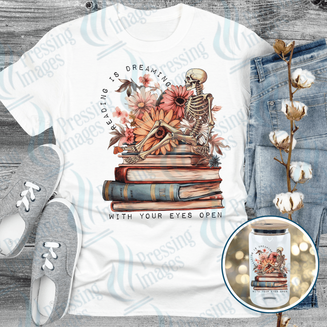 DTF 6321 Reading Is Dreaming — Pressing Images Canada