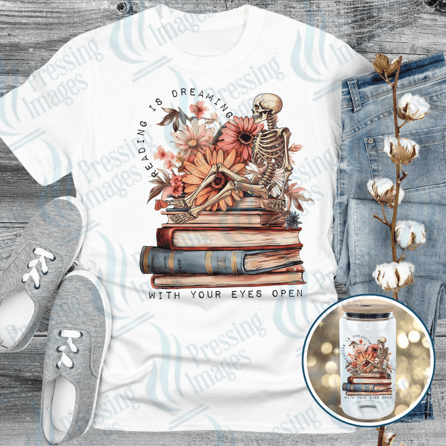 DTF 6321 Reading Is Dreaming — Pressing Images Canada