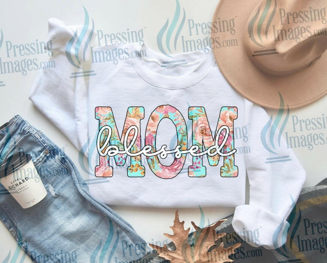 DTF: 637 Blessed Mom - Pressing Images