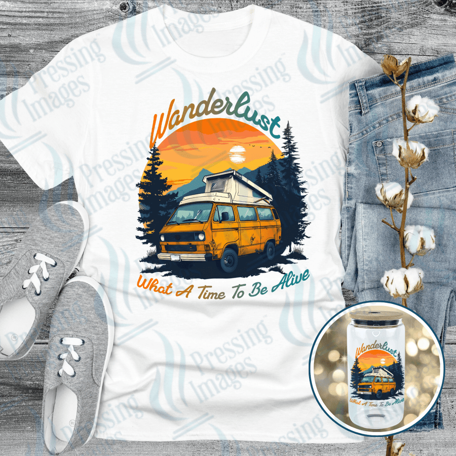 DTF 6397 Wanderlust What A Time To Be Alive - Pressing Images