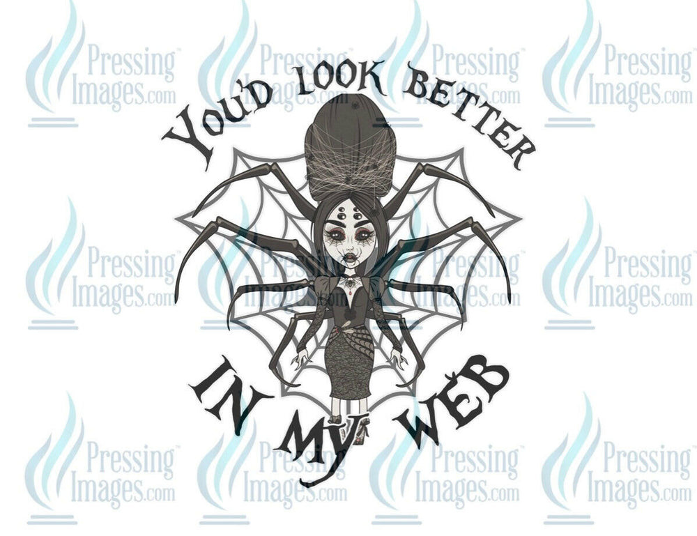 DTF: 640 You’d look better in my web - Pressing Images