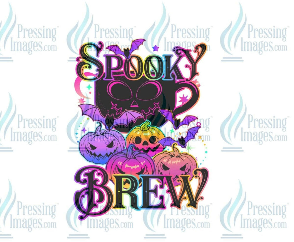 DTF: 642 Spooky brew - Pressing Images