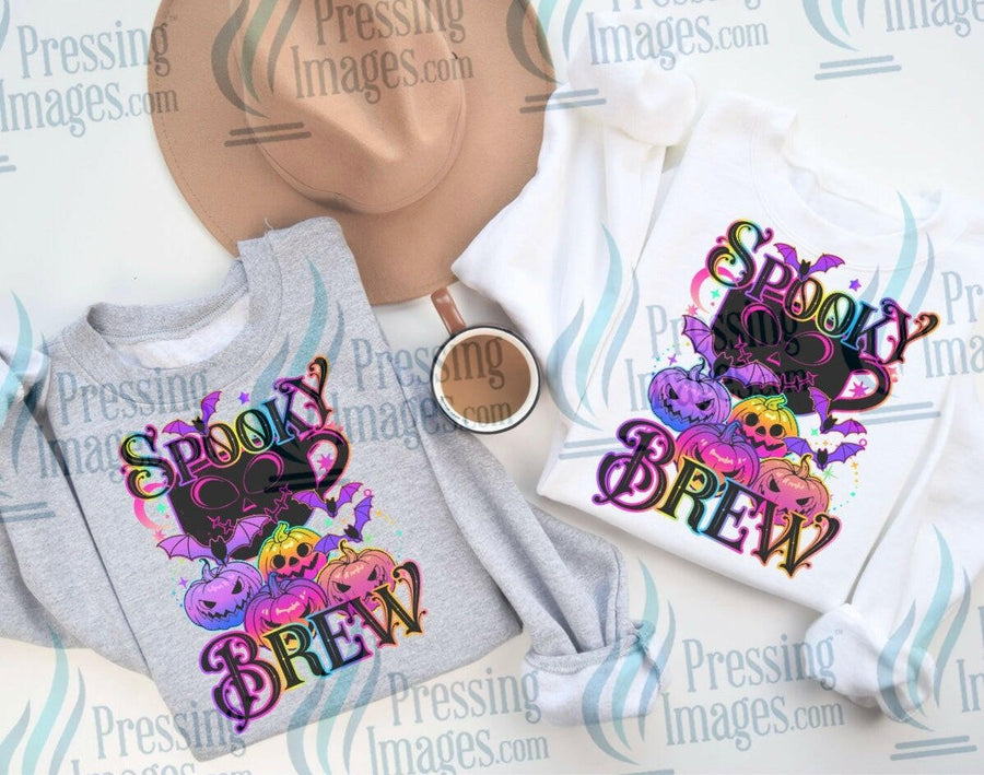 DTF: 642 Spooky brew - Pressing Images