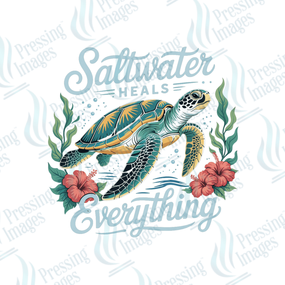 DTF 6425 Saltwater Heals Everything - Pressing Images