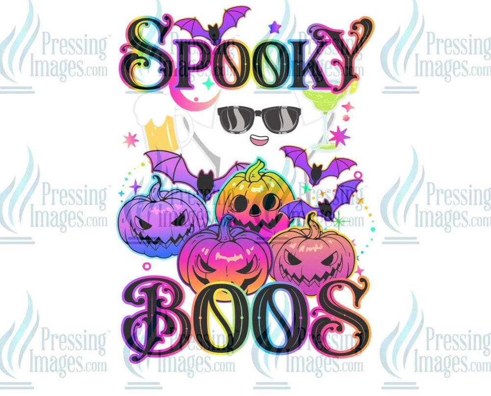 DTF: 643 Spooky boos - Pressing Images