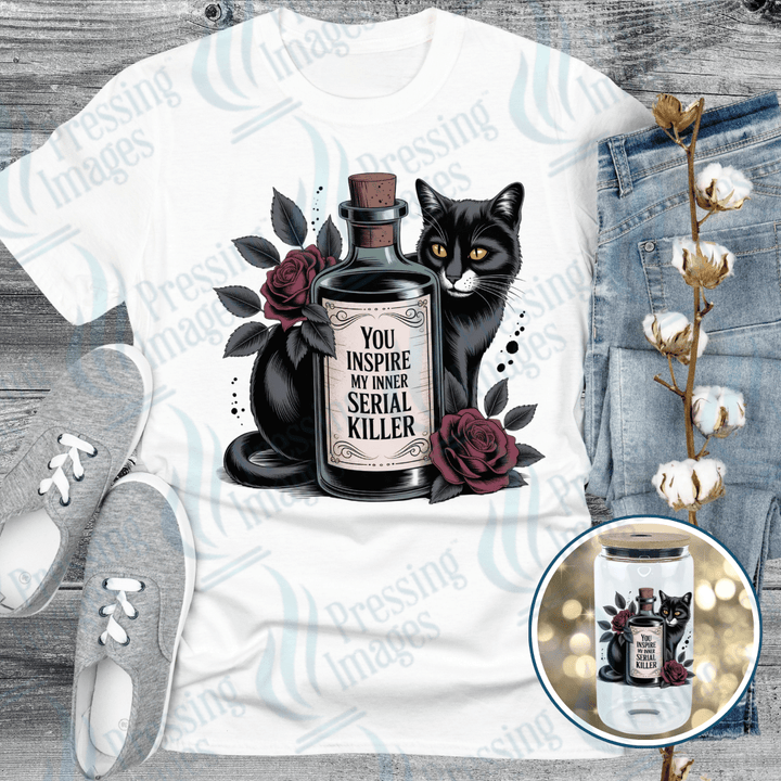 DTF 6432 Cat Serial Killer - Pressing Images