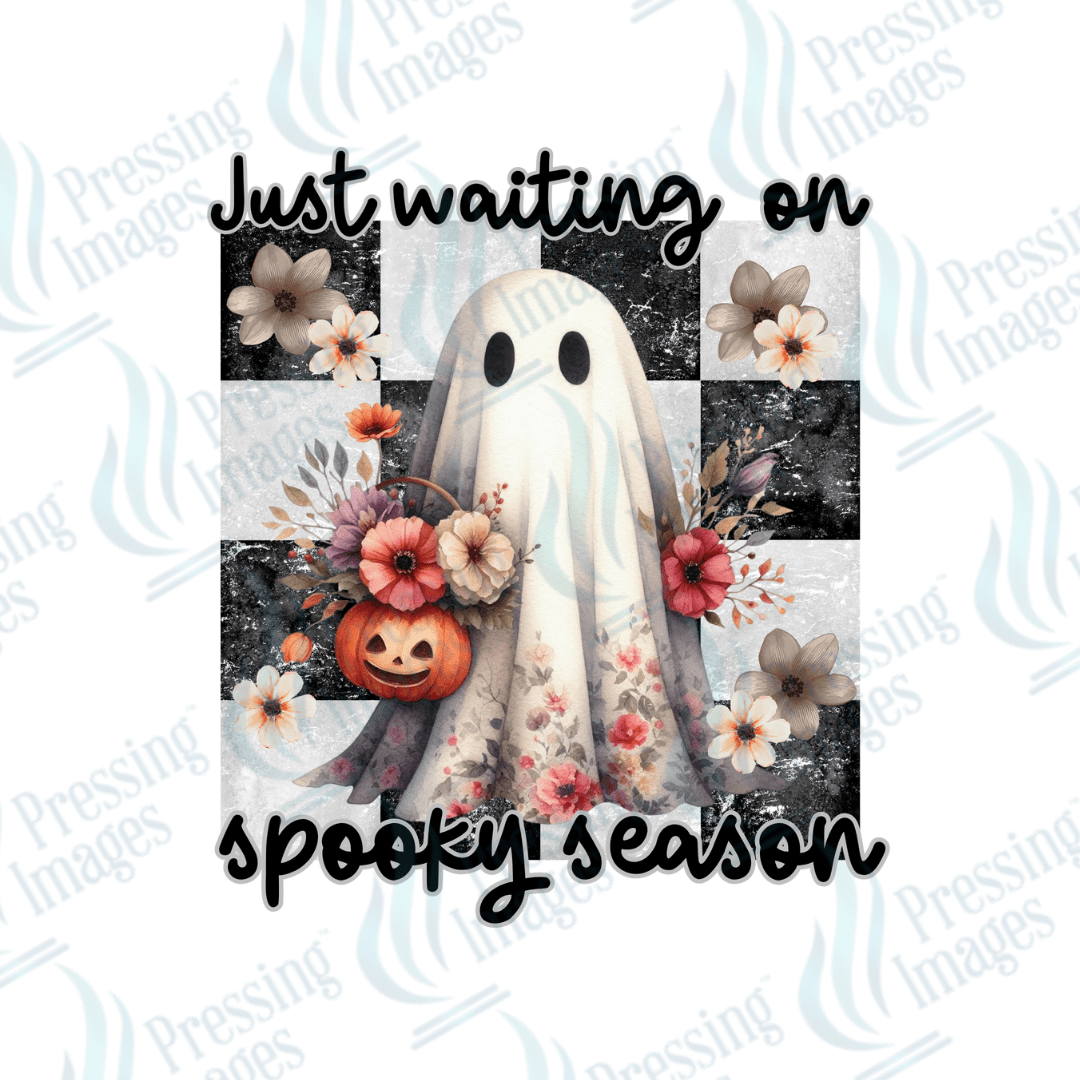 DTF 6440 Just Waiting On Spooky Season - Pressing Images