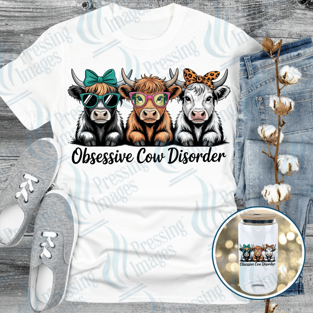 DTF 6441 OCS Obsessive Cow Disorder - Pressing Images
