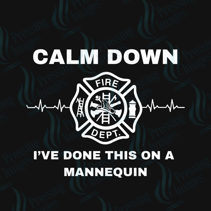 DTF 6446 Calm Down - Pressing Images