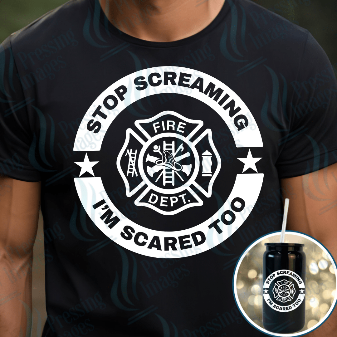 DTF 6447 Stop Screaming — Pressing Images Canada