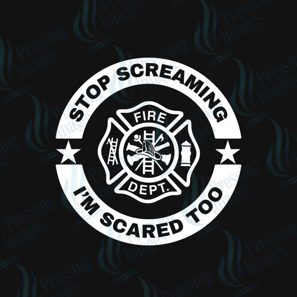 DTF 6447 Stop Screaming - Pressing Images