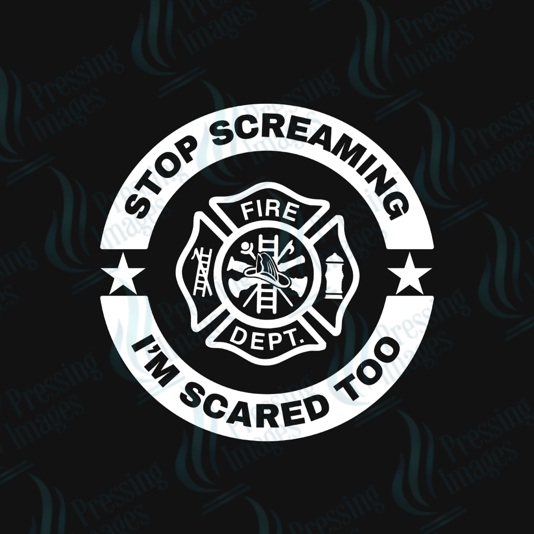 DTF 6447 Stop Screaming - Pressing Images