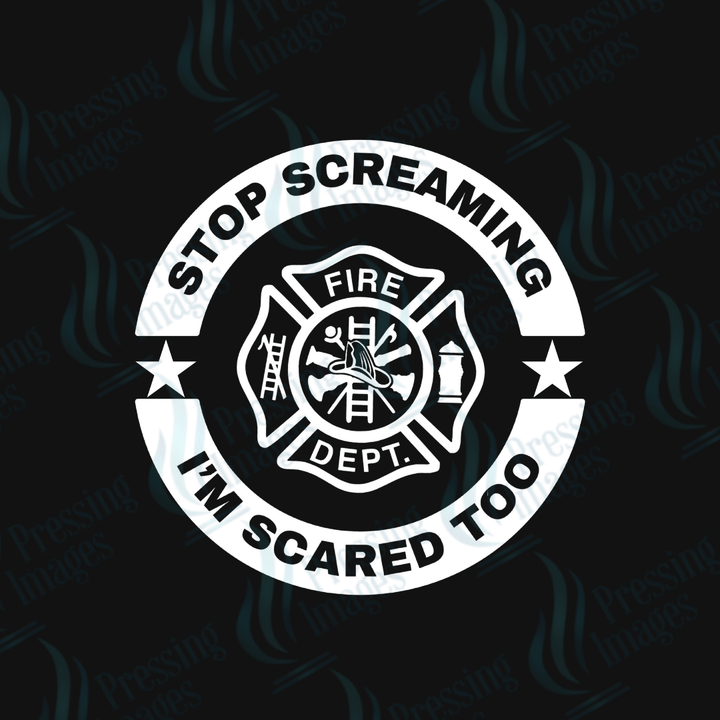 DTF 6447 Stop Screaming - Pressing Images