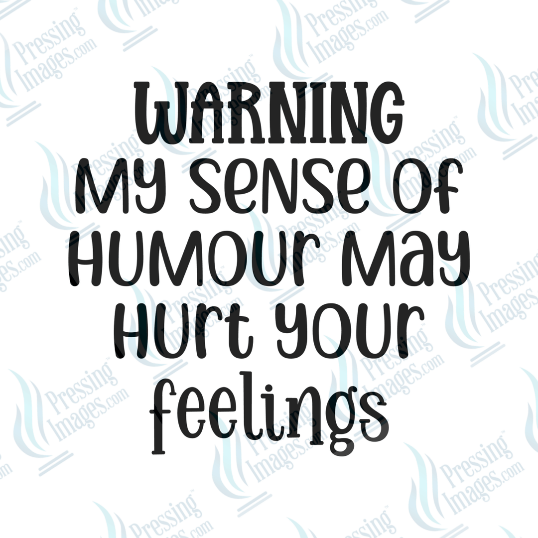 DTF 6451 Sense Of Humour - Pressing Images