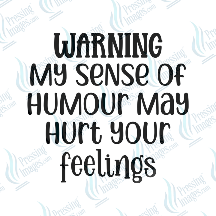 DTF 6451 Sense Of Humour - Pressing Images