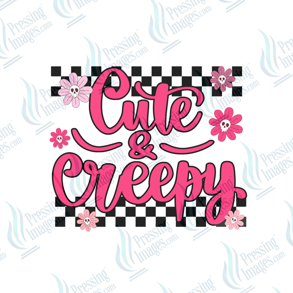 DTF 6455 Cute and Creepy - Pressing Images