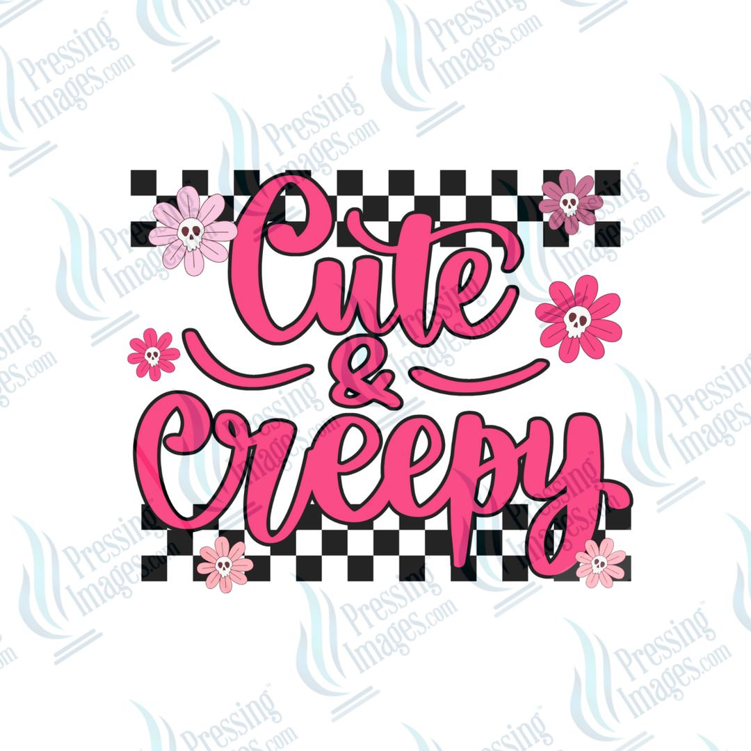 DTF 6455 Cute and Creepy - Pressing Images