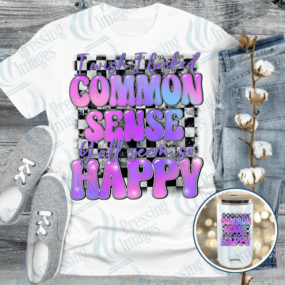 DTF 6457 Common Sense — Pressing Images Canada