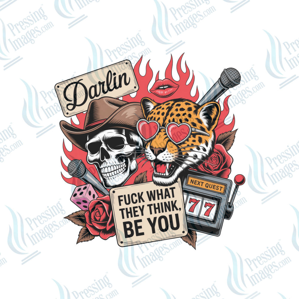 DTF 6467 Darlin' Fuck What They Think - Pressing Images