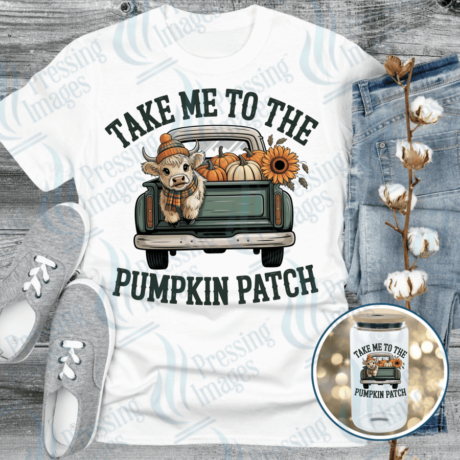 DTF 6472 Take Me To The Pumpkin Patch - Pressing Images