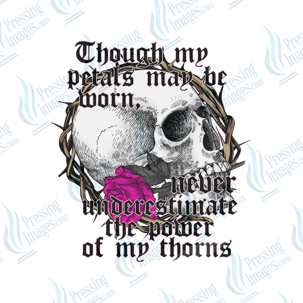 DTF 6475 Though My Petals - Pressing Images