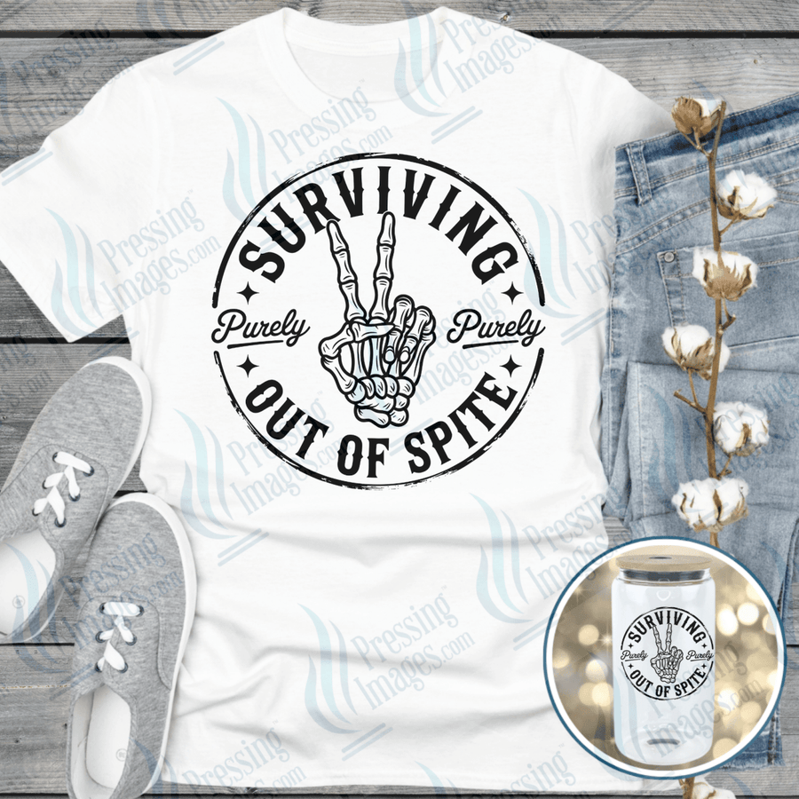 DTF 6499 Surviving Purely Out Of Spite — Pressing Images Canada
