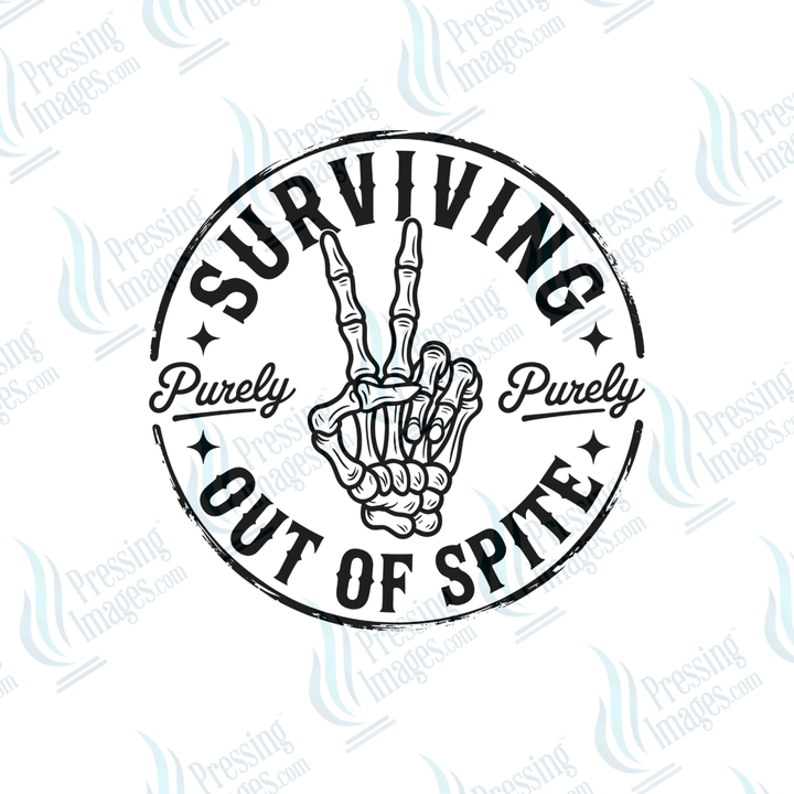 DTF 6499 Surviving Purely Out Of Spite - Pressing Images